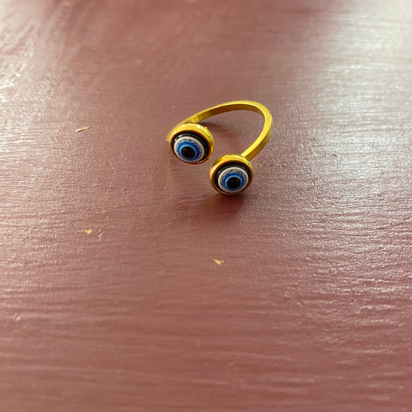 Assorted Evil Eye Ring - Adjustable size