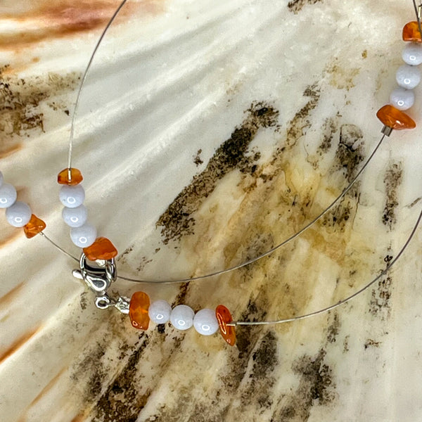 Assorted Wire Gemstone Necklaces - Crystal Geological