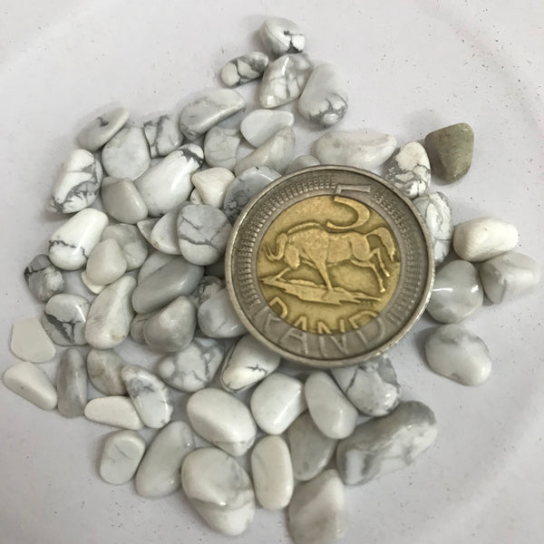 Extra Small Howlite Tumble Stones