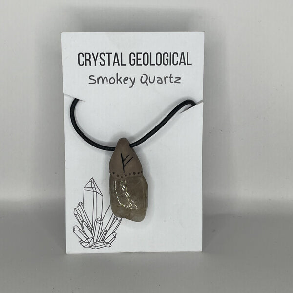 Assorted Polymer Clay Gemstone Pendants on Black Cord