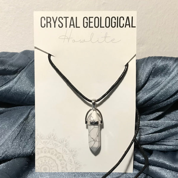 Assorted Gemstone Bullet Necklace - Crystal Geological