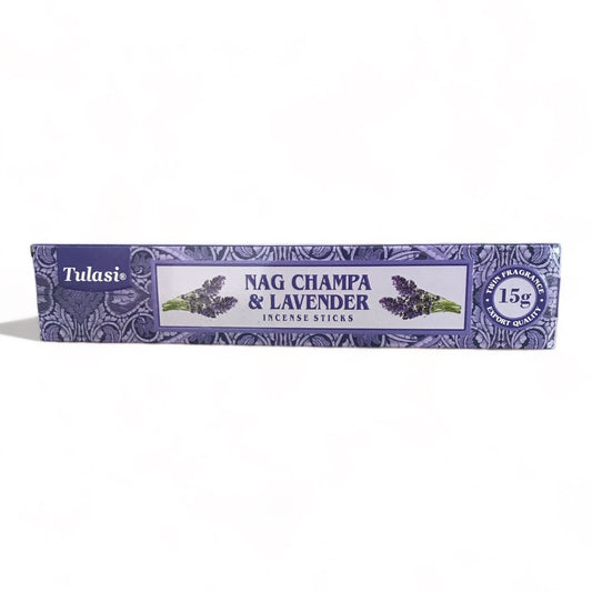 Nag Champa and Lavender Incense Sticks - Tulasi