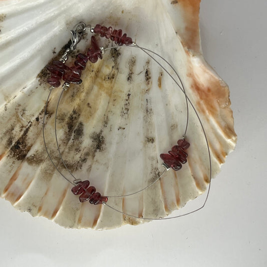 Assorted Wire Gemstone Necklaces