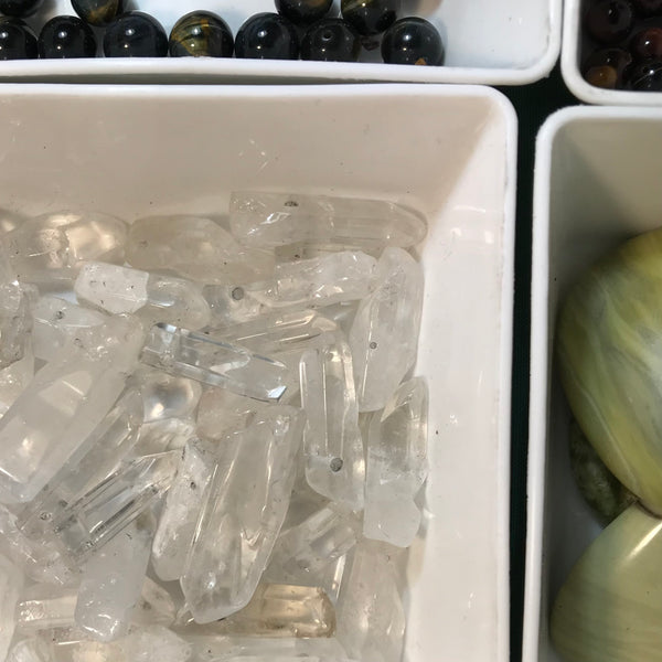 Assorted Loose Gemstone Beads - Crystal Geological