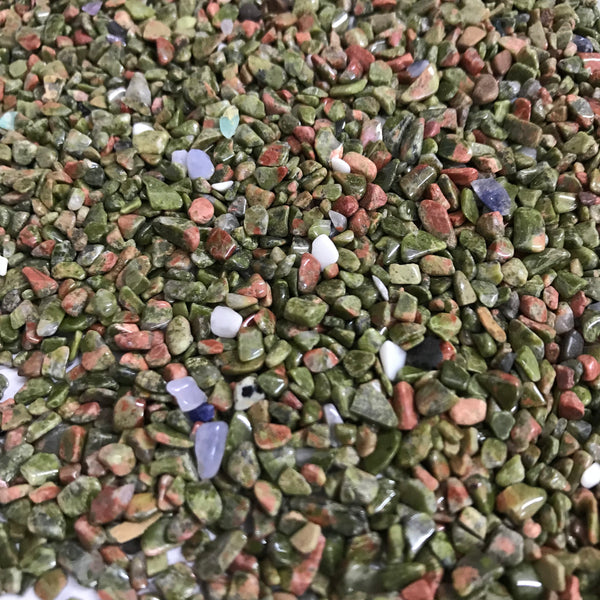 Extra Small Unakite Tumble Stone - Crystal Geological