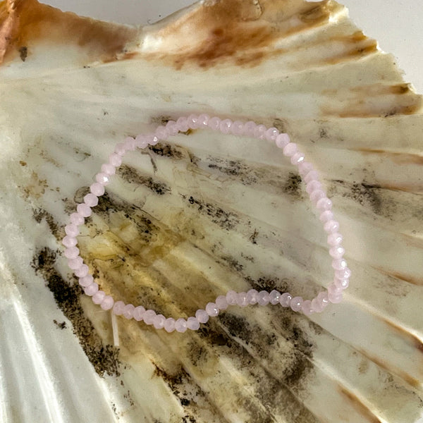 Faceted Glass Beaded Bracelets