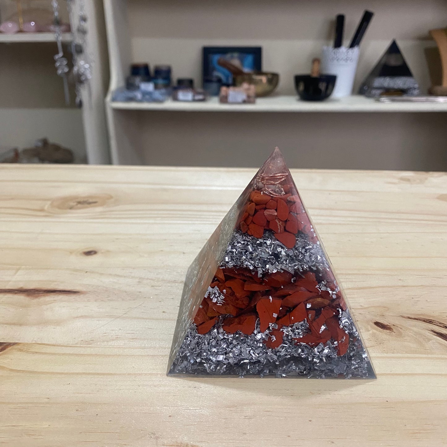 Orgonite Pyramid - 10cm - Healing & Vitality