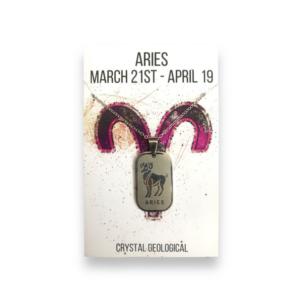 Assorted Zodiac Necklaces - Crystal Geological