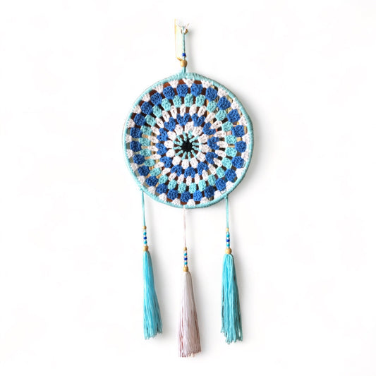 Macrame Dream Catcher - Evil Eye Inspired