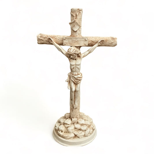 Jesus Crucifix Statue - 23cm