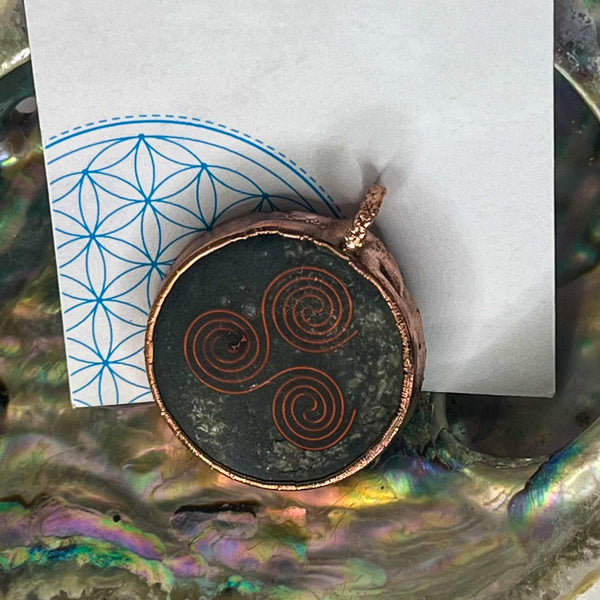 Orgonite in Copper Pendant - 3,5cm