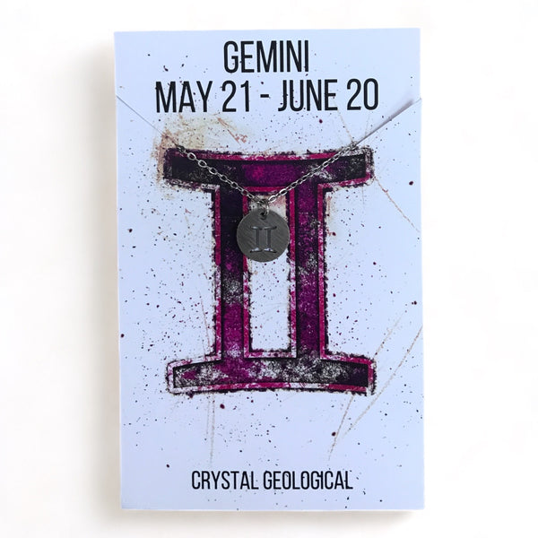Assorted Zodiac Necklaces - Crystal Geological