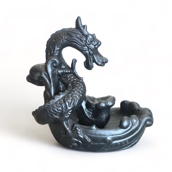 Dragon Backflow Incense Burner - 19cm - Crystal Geological