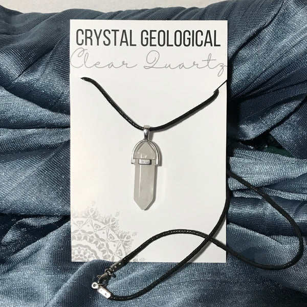 Assorted Gemstone Bullet Necklace - Crystal Geological