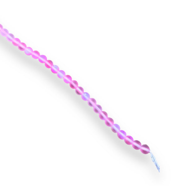 Assorted Glass Round Shimmer Bead Strings - Crystal Geological