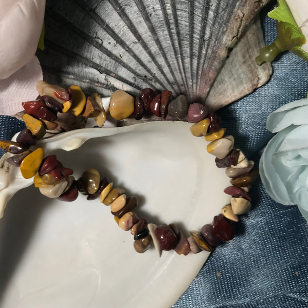 Assorted Chip Bead Gemstone Bracelets - Crystal Geological
