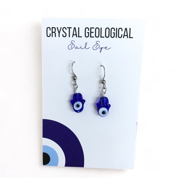 Assorted Evil Eye Earring Pair - Crystal Geological