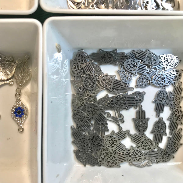 Assorted Metal Charms - Crystal Geological