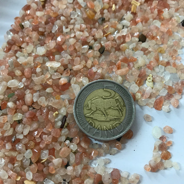 Extra Small Sunstone Tumble Stone - Crystal Geological