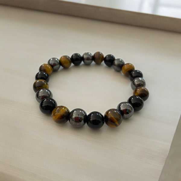 Triple Protection Bracelet - Crystal Geological