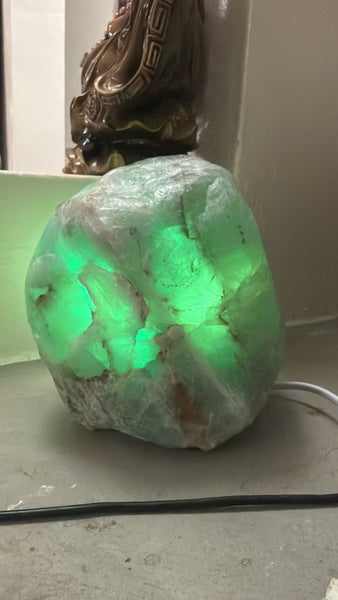 Fluorite Lamp - Semi Polished