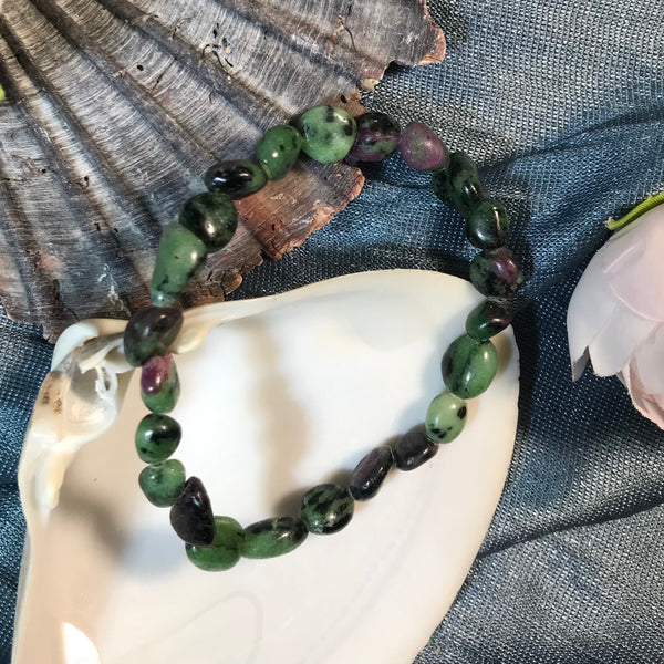 Assorted Pebble Bead Gemstone Bracelets - Crystal Geological