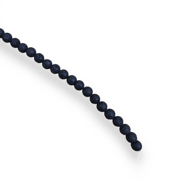Assorted Lava Beads Round - Crystal Geological