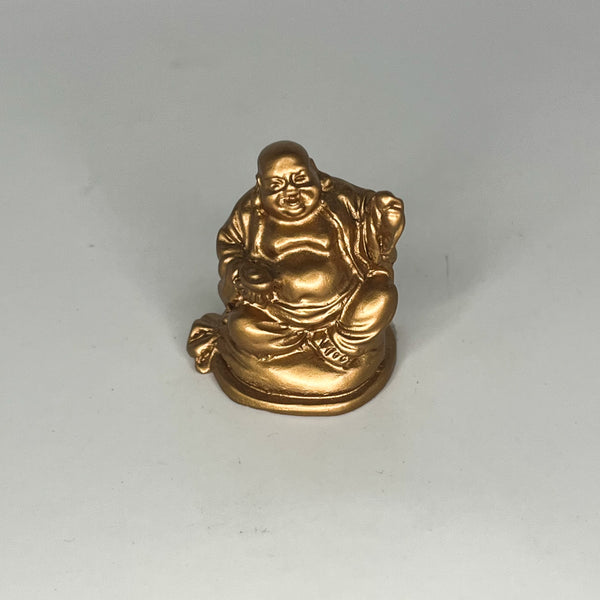 Assorted Miniature Bronze Laughing Buddha  - 3,5cm