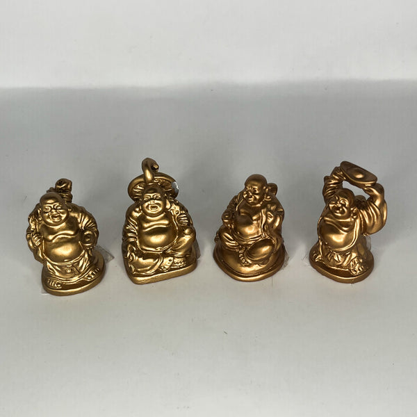 Assorted Miniature Bronze Laughing Buddha  - 3,5cm
