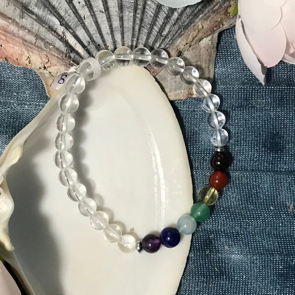 Assorted Chakra Gemstone Bracelets - Crystal Geological