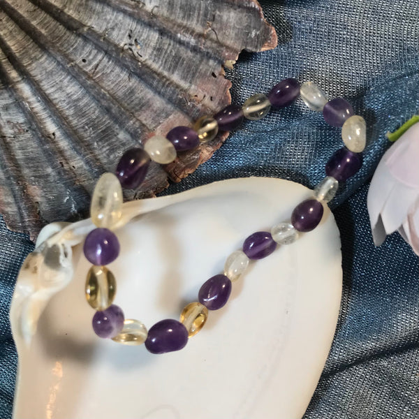 Assorted Pebble Bead Gemstone Bracelets - Crystal Geological