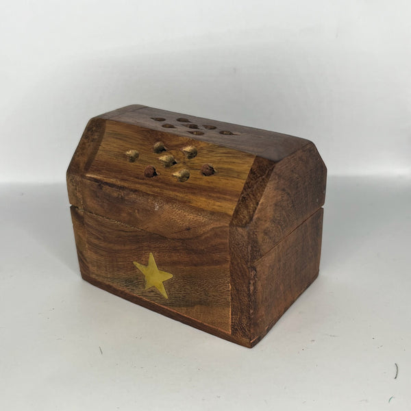Assorted Ornate Wooden Tower Incense Holders