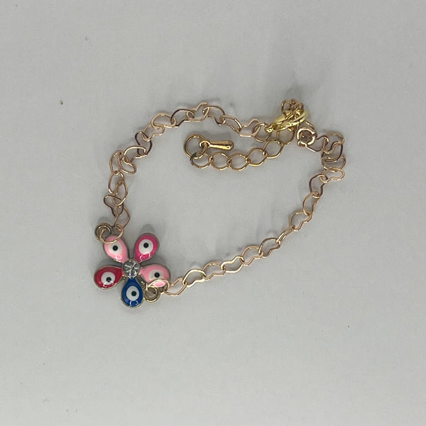 Assorted Evil Eye Stainless Steel Charm Bracelets