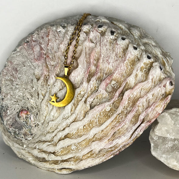 Assorted Stainless Steel Chains with Charm Pendant - Crystal Geological