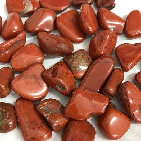 Small Red Jasper Tumble Stones