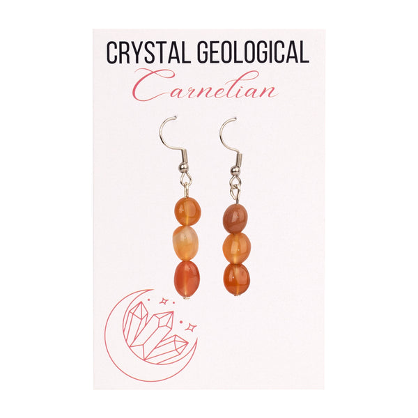 Assorted Carnelian Earring Pair