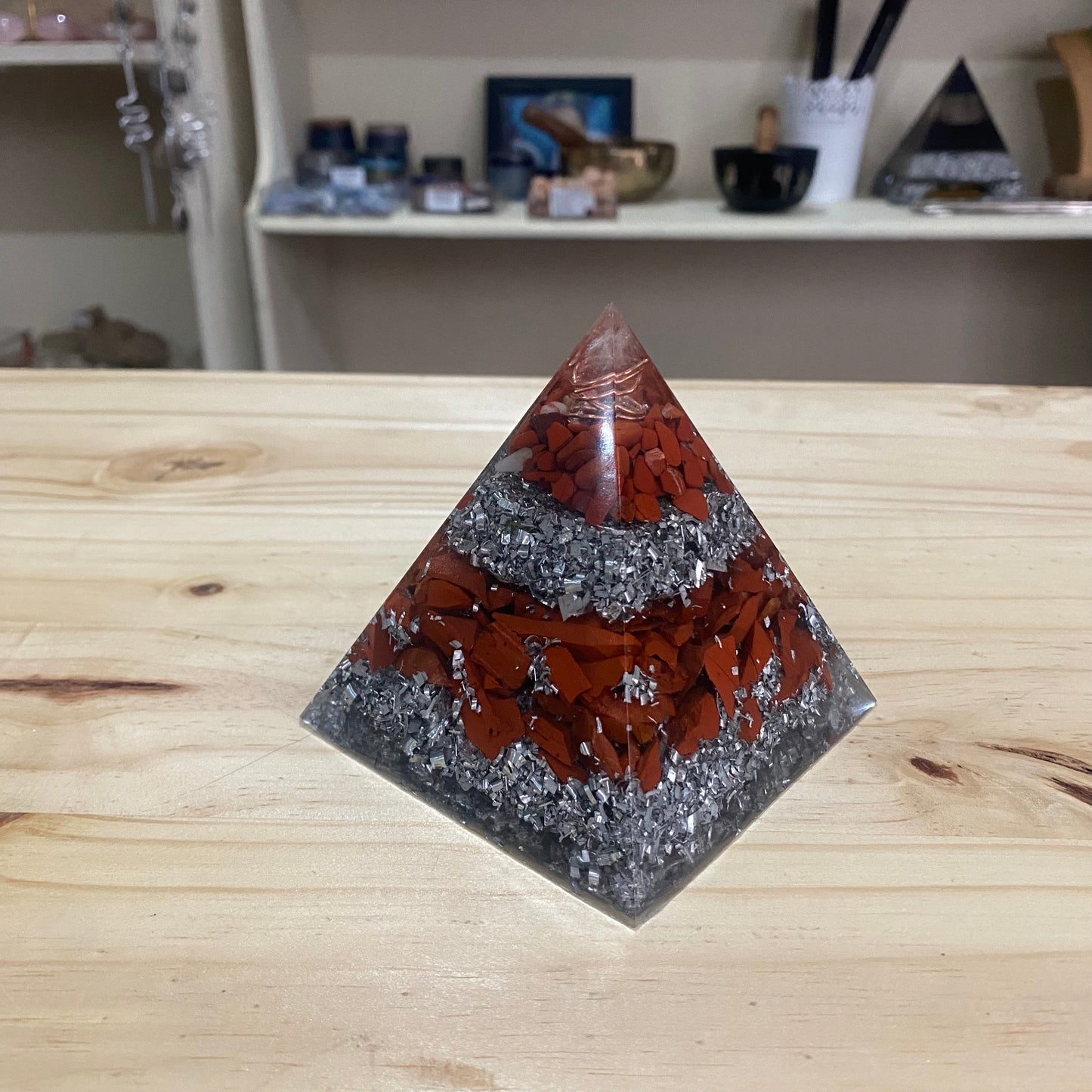 Orgonite Pyramid - 10cm - Healing & Vitality