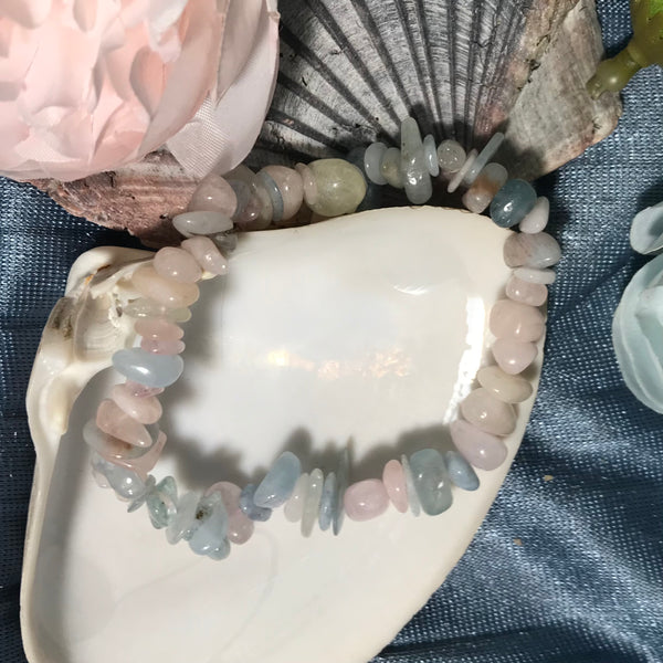 Assorted Chip Bead Gemstone Bracelets - Crystal Geological