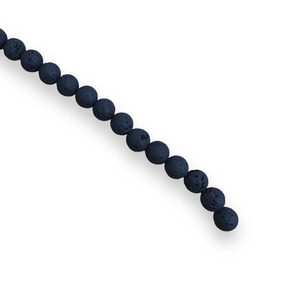 Assorted Lava Beads Round - Crystal Geological