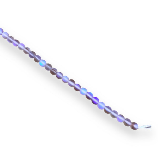 Assorted Glass Round Shimmer Bead Strings - Crystal Geological