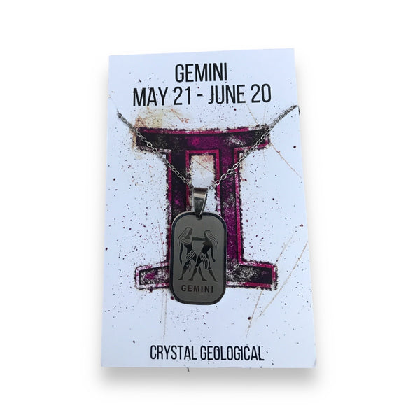 Assorted Zodiac Necklaces - Crystal Geological