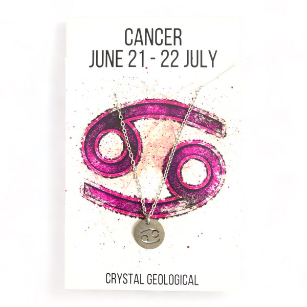 Assorted Zodiac Necklaces - Crystal Geological