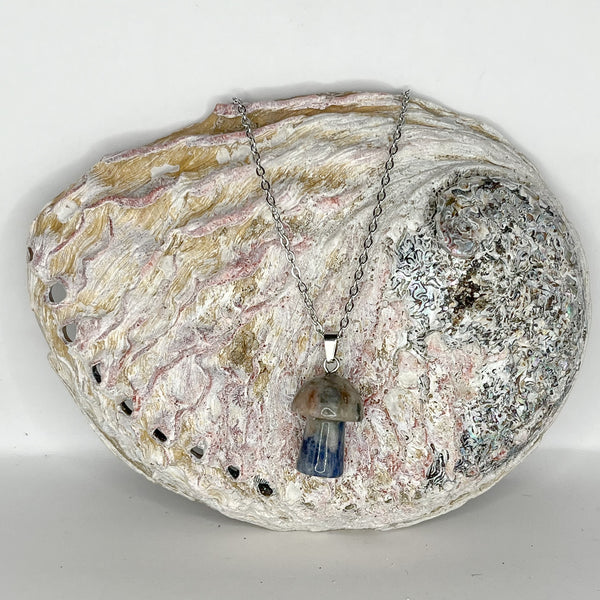 Assorted Gemstone Mushroom Necklaces - Crystal Geological