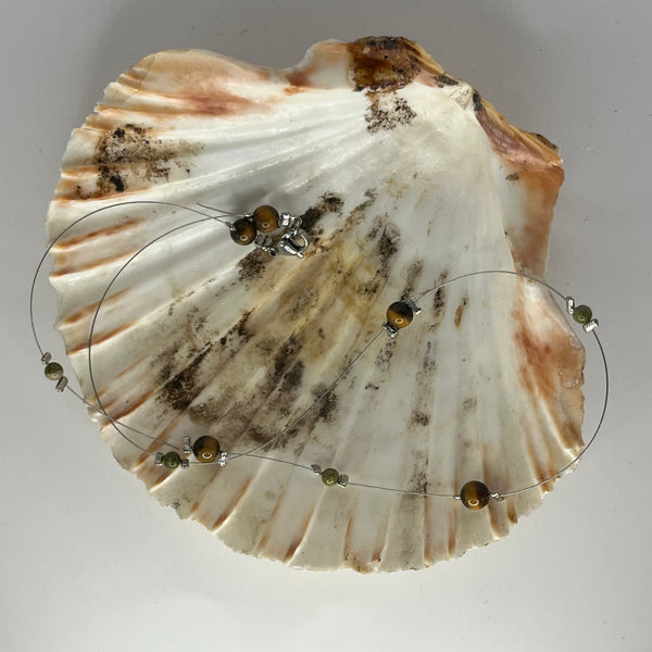 Assorted Wire Gemstone Necklaces - Crystal Geological