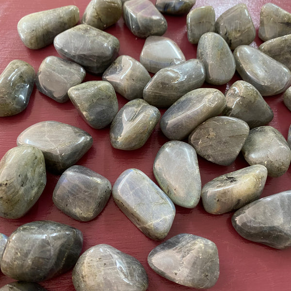 Labradorite Tumble Stone - Crystal Geological