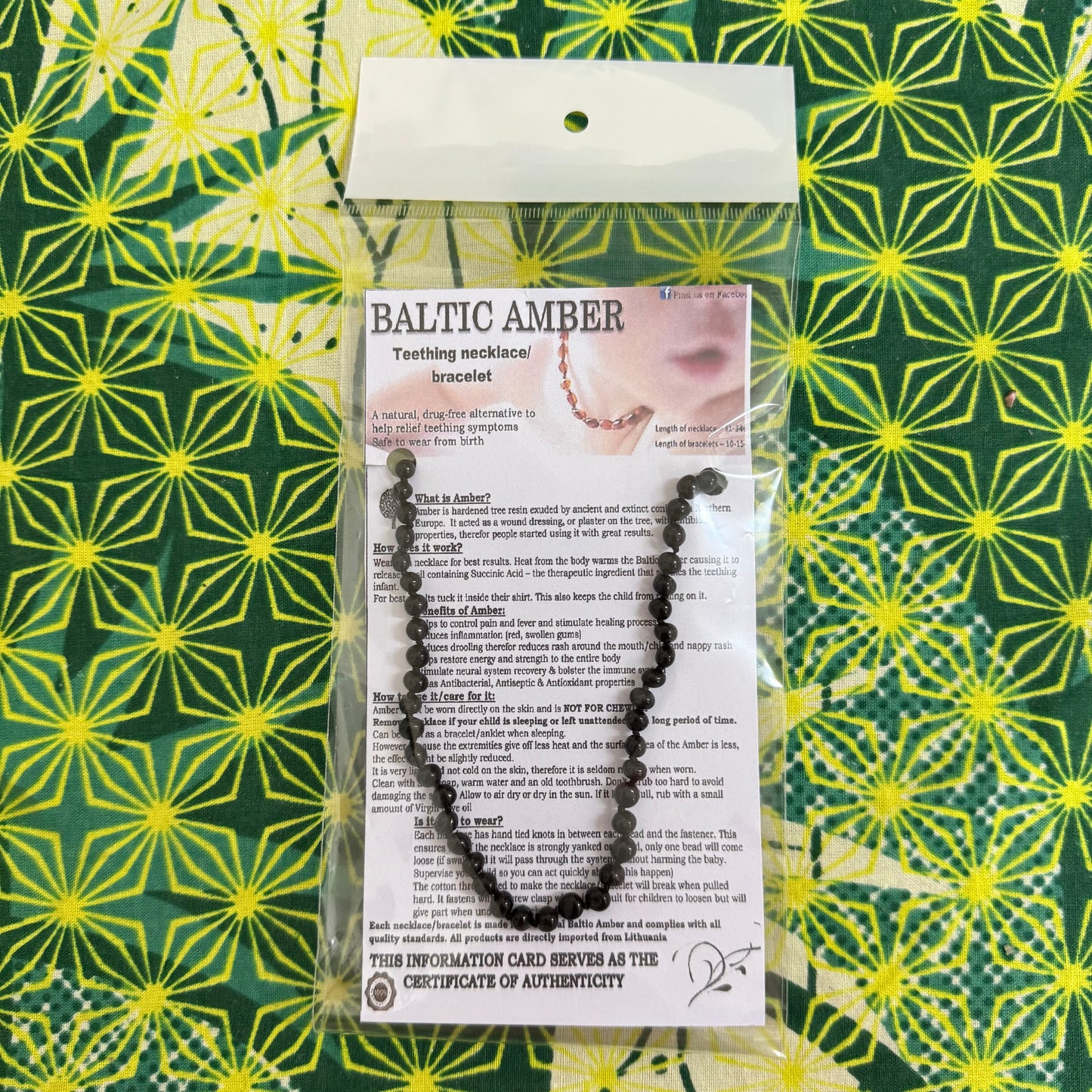 Baltic Amber Baby Teething Necklace