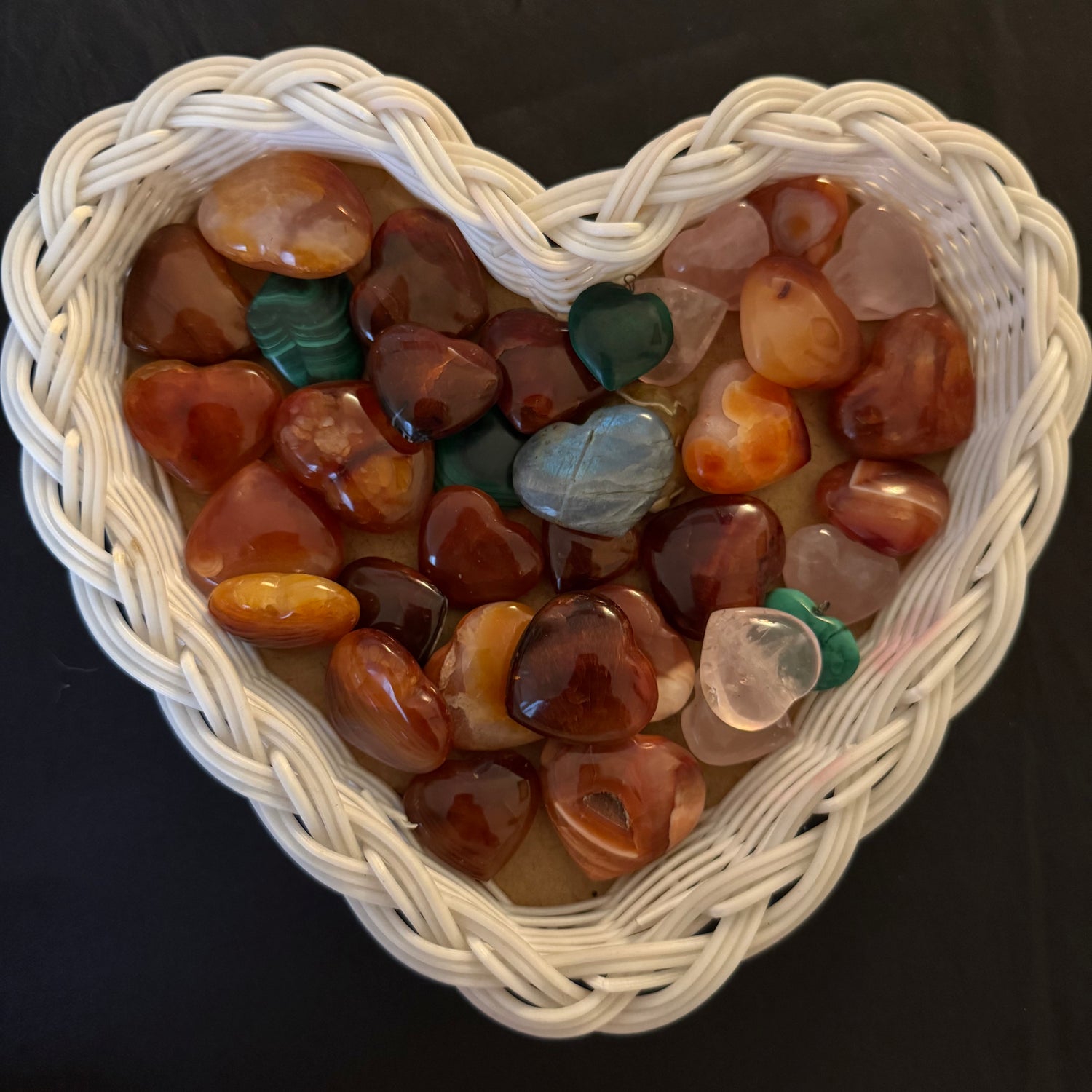 Assorted Gemstone Hearts - Crystal Geological