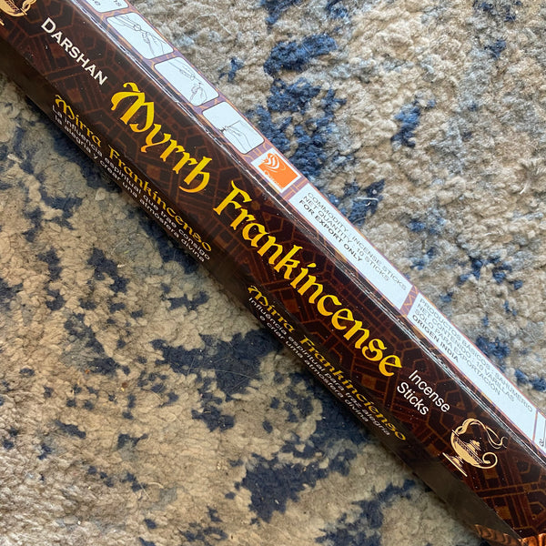 Assorted Darshan Garden (Tall) Incense Tube - Extra Long - Crystal Geological