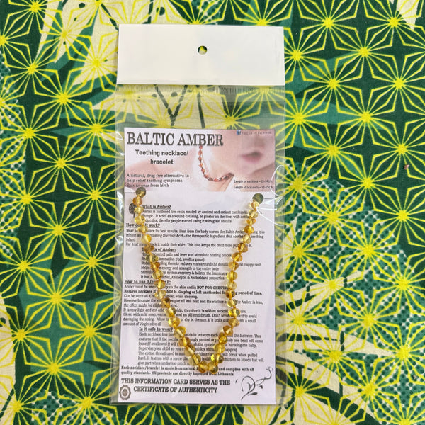 Baltic Amber Baby Teething Necklace