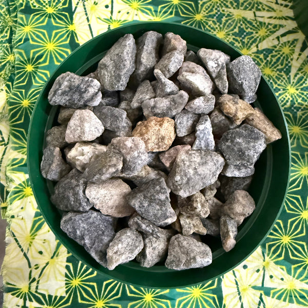 Grey Stone Chip Pebbles - 9mm & 19mm - 17kg - Crystal Geological